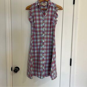 Kate Spade Madras Poplin Dress